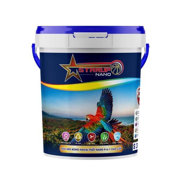 Sơn siêu bóng ngoại thất Nano 9 in 1 cao cấp