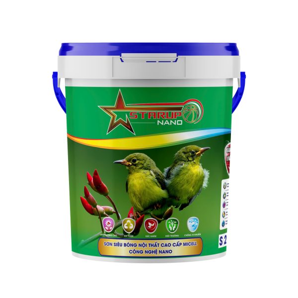 Sơn siêu bóng nội thất cao cấp Micell công nghệ Nano
